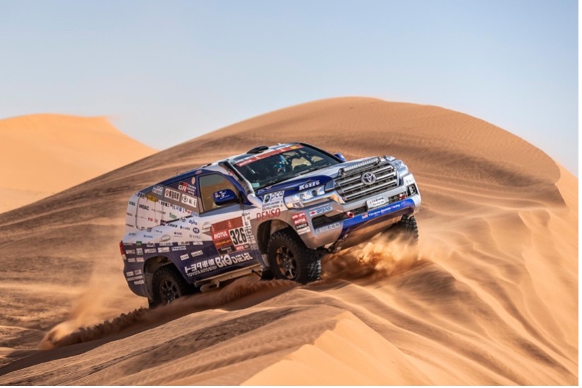 Akira Miura won the T2 class for production cars at Dakar 2021, securing the eighth consecutive win for the Land Cruiser.