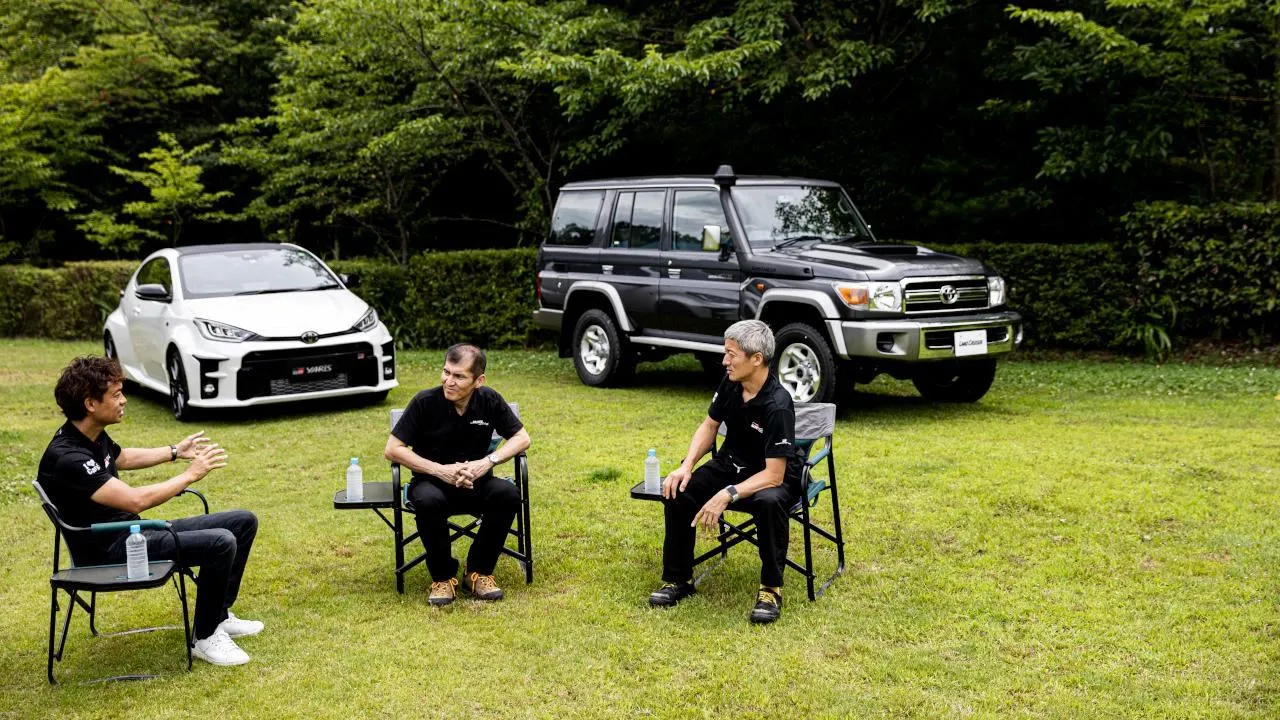 The discussions held were unique despite the fact that both engineers work for Toyota